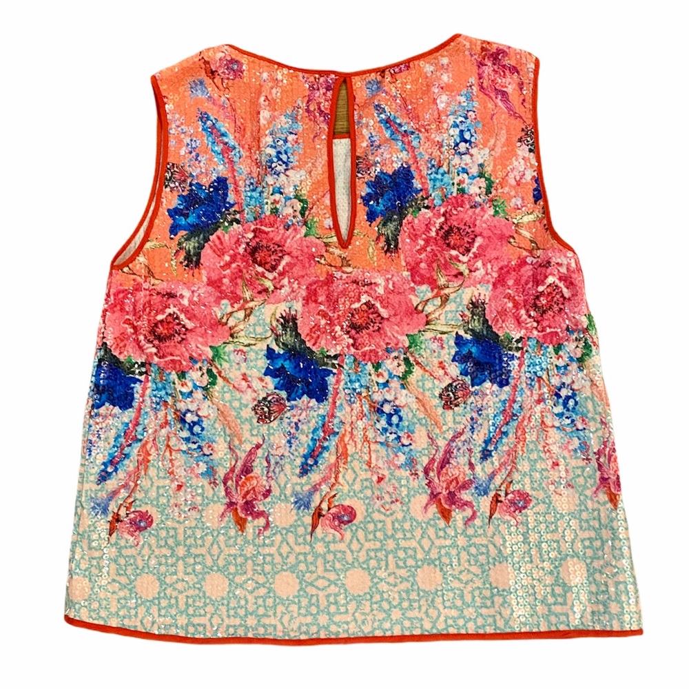 DREAM DAILY (Nordstrom) Sequin Floral Top NWT! - Picture 4 of 9
